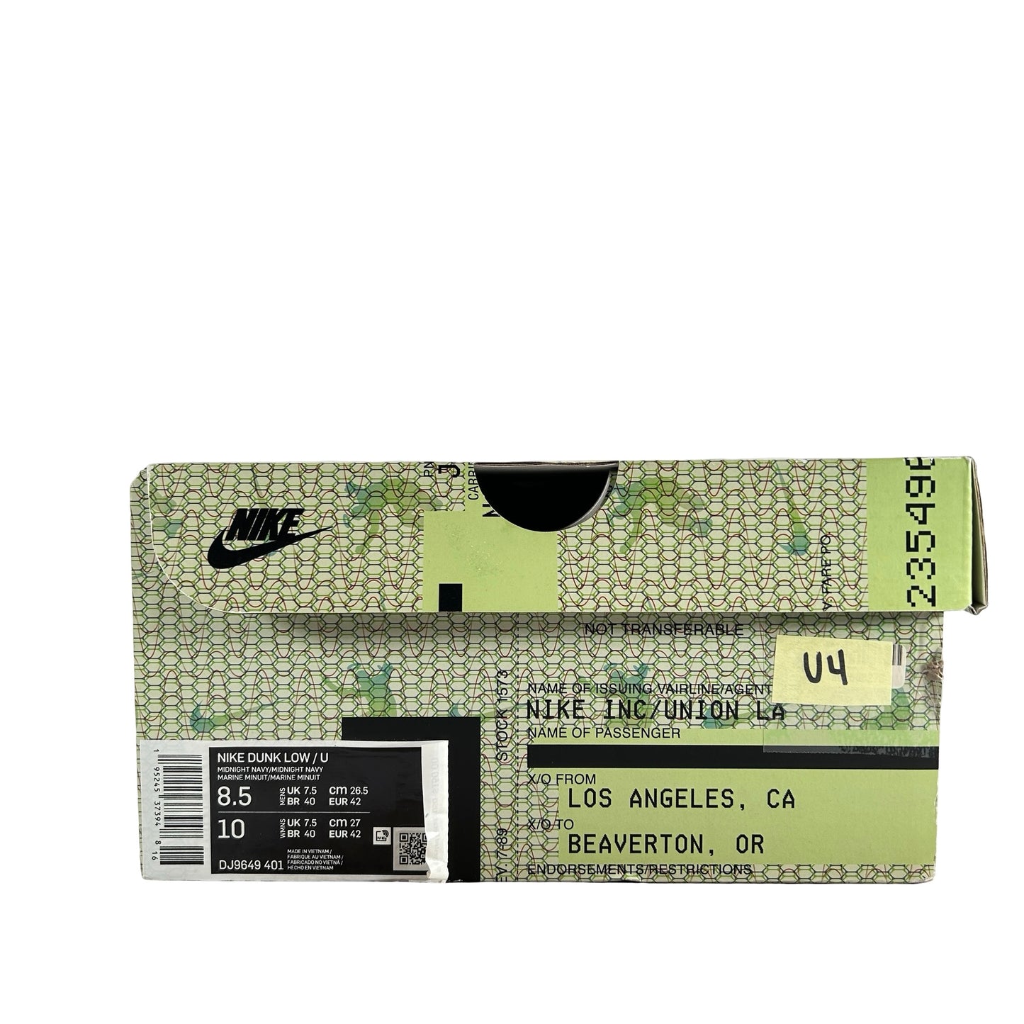 DJ9649 401 Dunk Low Union Pistachio [USED] - 8.5 M (Used4)