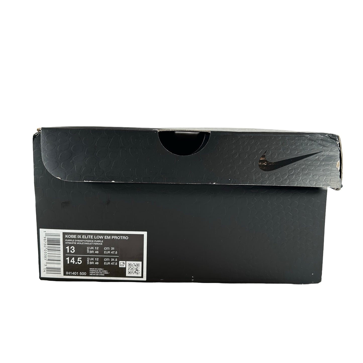IH1401 500 Nike Kobe 9 EM Low Protro TB Purple Dynasty [USED] - 13 M (Used)