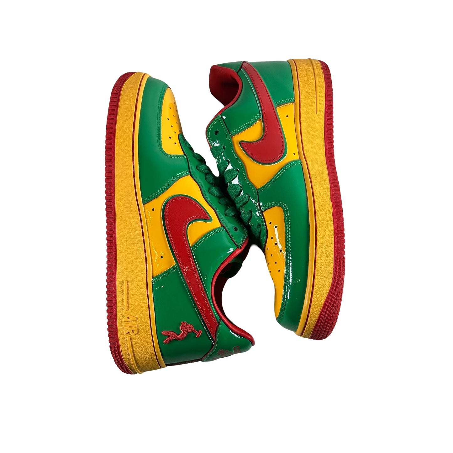 IH4383 300 Nike Air Force 1 Low Lil Yachty Concrete Boys Lucky Green [USED] - 9 M (Used4)