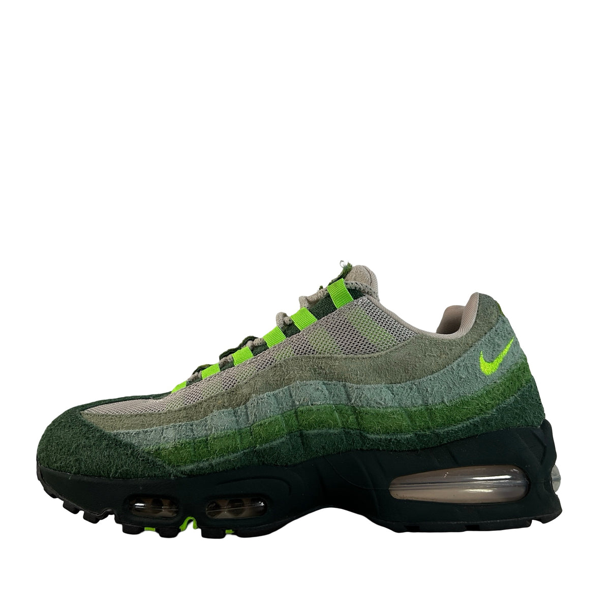 IQ3986 300 Nike Air Max 95 Big Bubble Ducks of a Feather Oregon Ducks The Woods [USED] - 9 M (Used2)