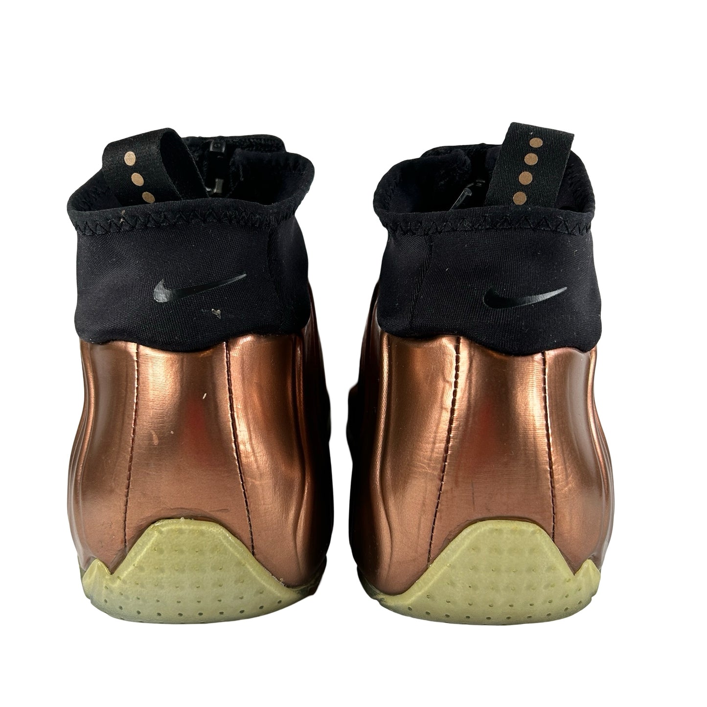 658109 800 Nike Air Flightposite Copper (2014) [USED] - 7.5 M (Used) (No Box)