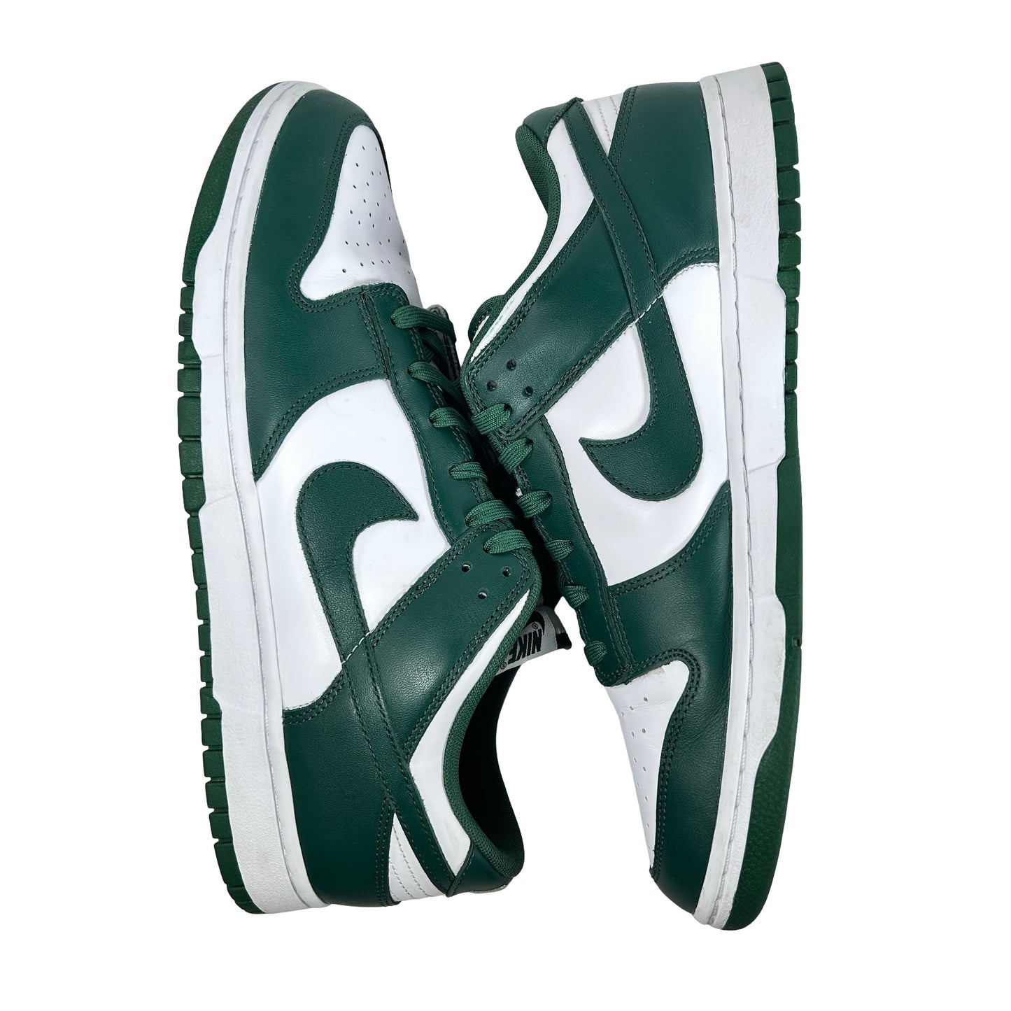 DD1391 101 Nike Dunk Low Michigan State [USED] - 13 M (Used2)