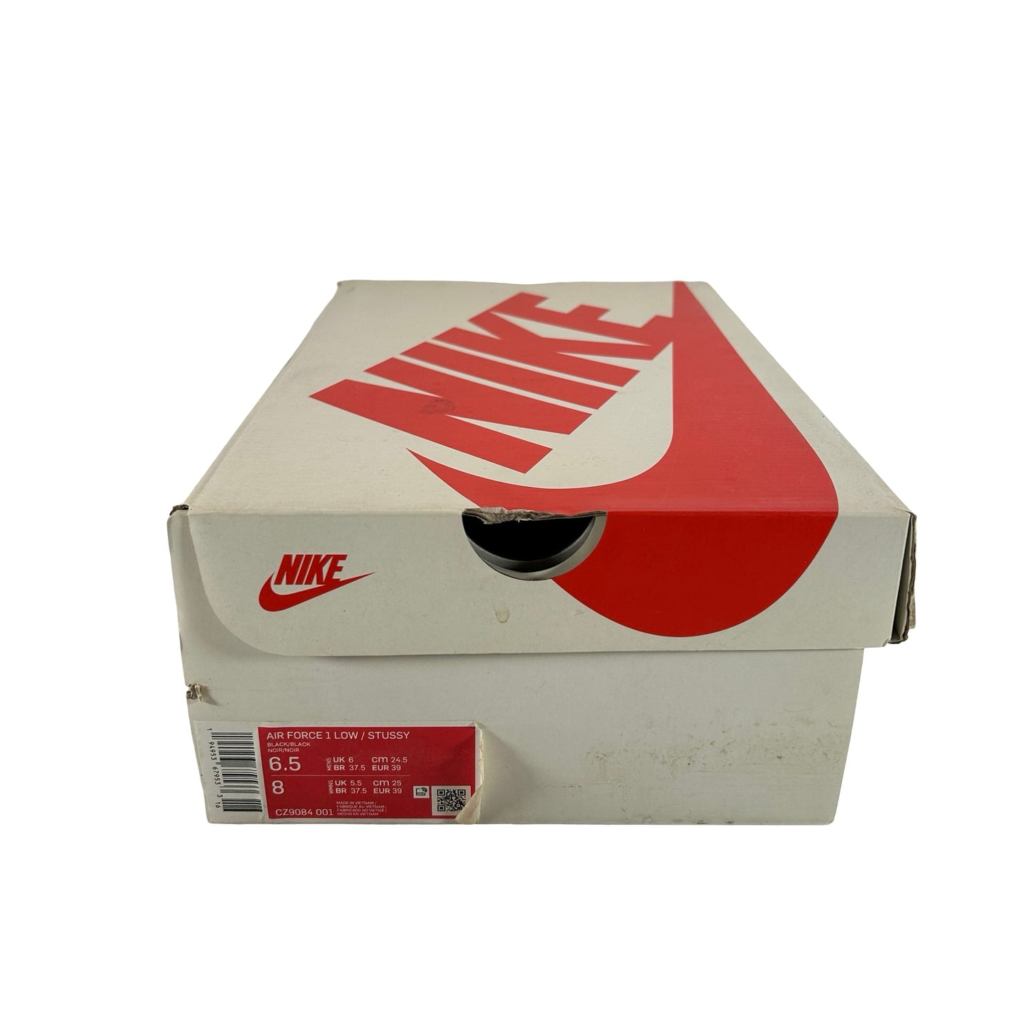 CZ9084 001 Nike Air Force 1 Low Stussy Black [USED] - 6.5 M (Used)