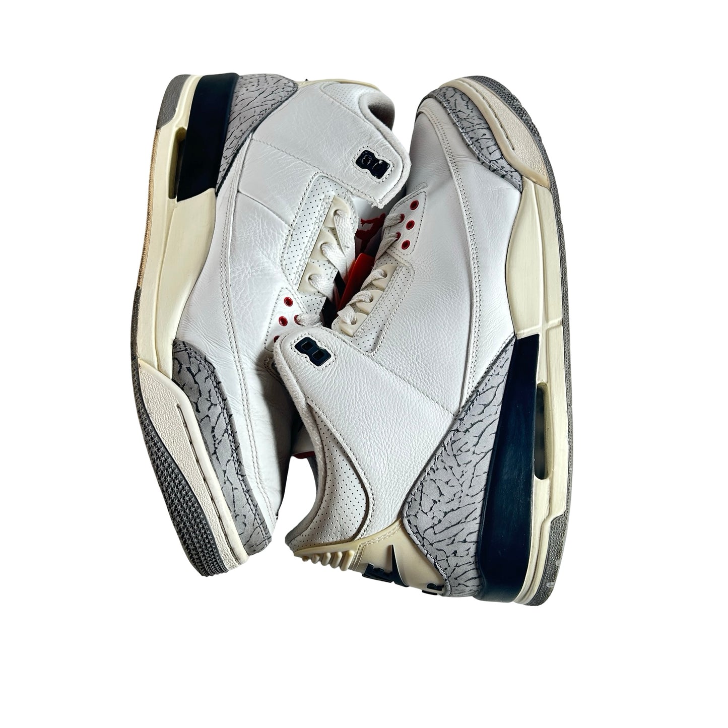 DN3707 100 Jordan 3 Retro White Cement Reimagined [USED] - 14 M (Used4)