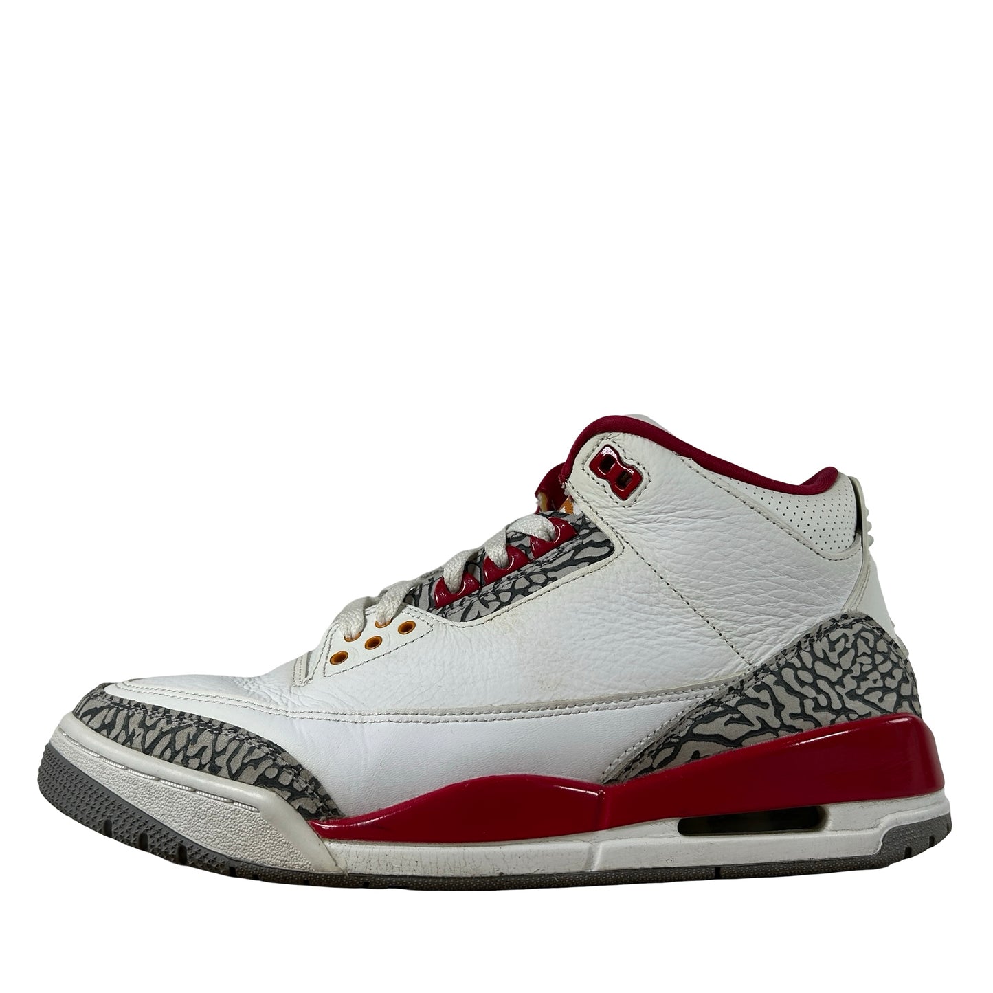 CT8532 126 Jordan 3 Retro Cardinal Red [USED] - 9.5 M (Used) (No Box)