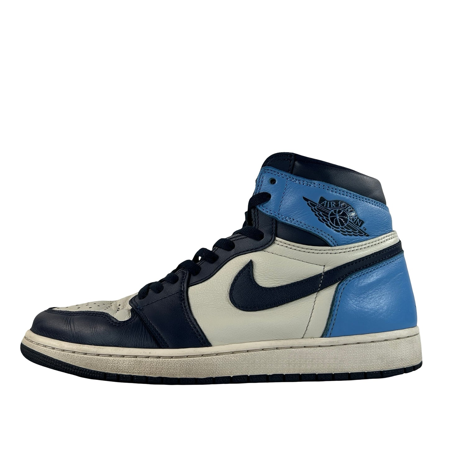 555088 140 Jordan 1 Retro High Obsidian [USED] - 10 M (Used) (No Box)