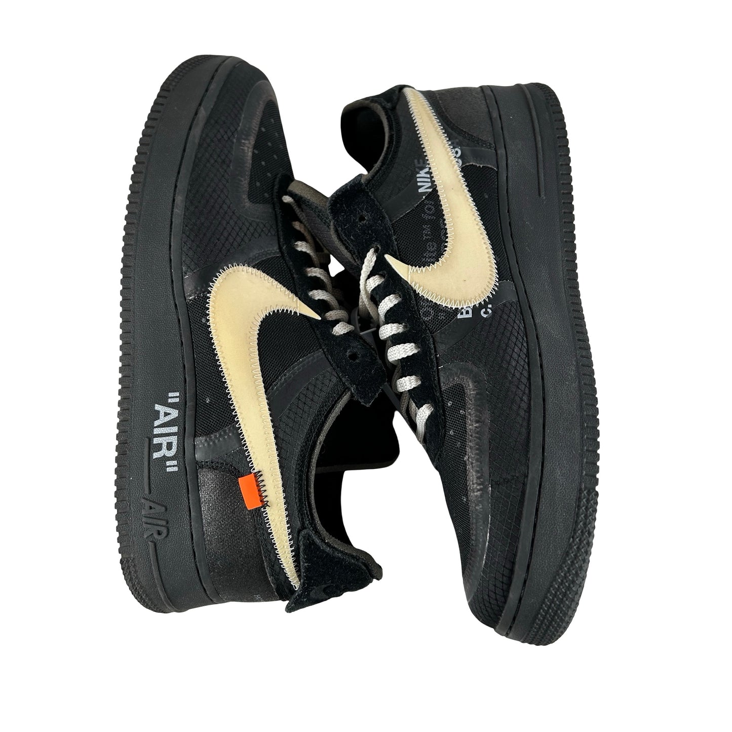 AO4606 001 Nike Air Force 1 Low Off-White Black White [USED] - 12 M (Used) (No Box)