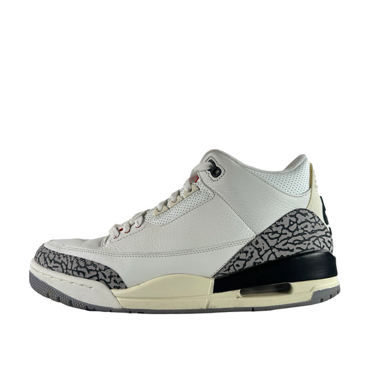 DN3707 100 Jordan 3 Retro White Cement Reimagined [USED] - 11 M (Used12)