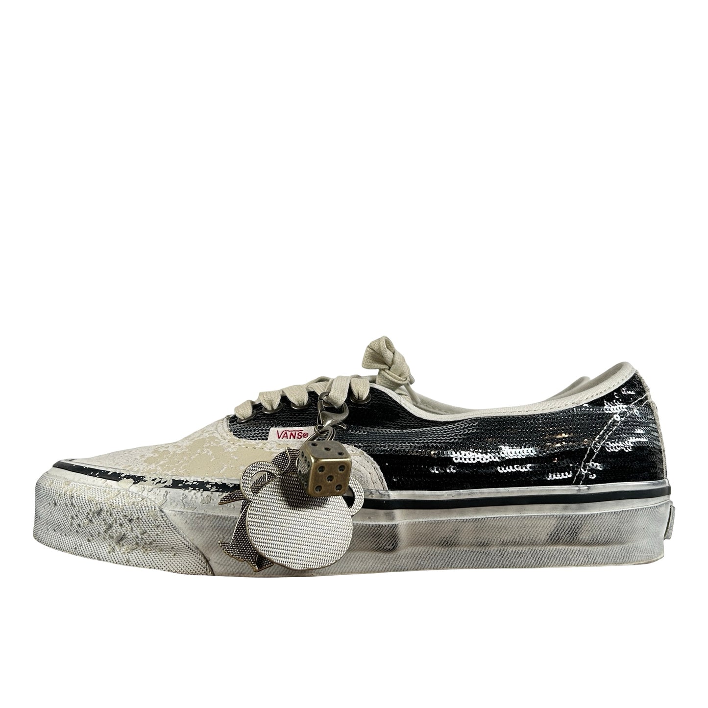 VN000DB8MCG Vans Premium Authentic La Habana Black White [USED] - 10 M (Used)