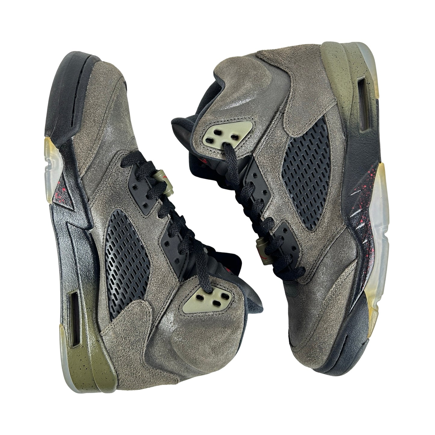 626971 350 Jordan 5 Retro Fear Pack [USED] - 9 M (Used) (No Box)