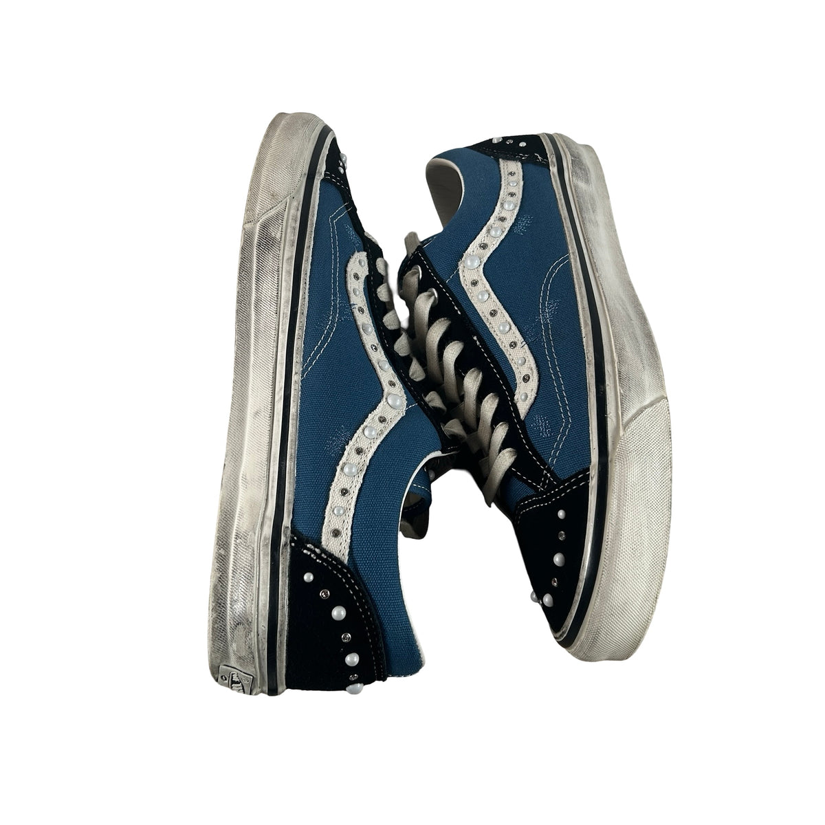VN000E8VYA6 Vans LX Old Skool 36 Pearlized Pack Black Navy [USED] - 12 M (Used)