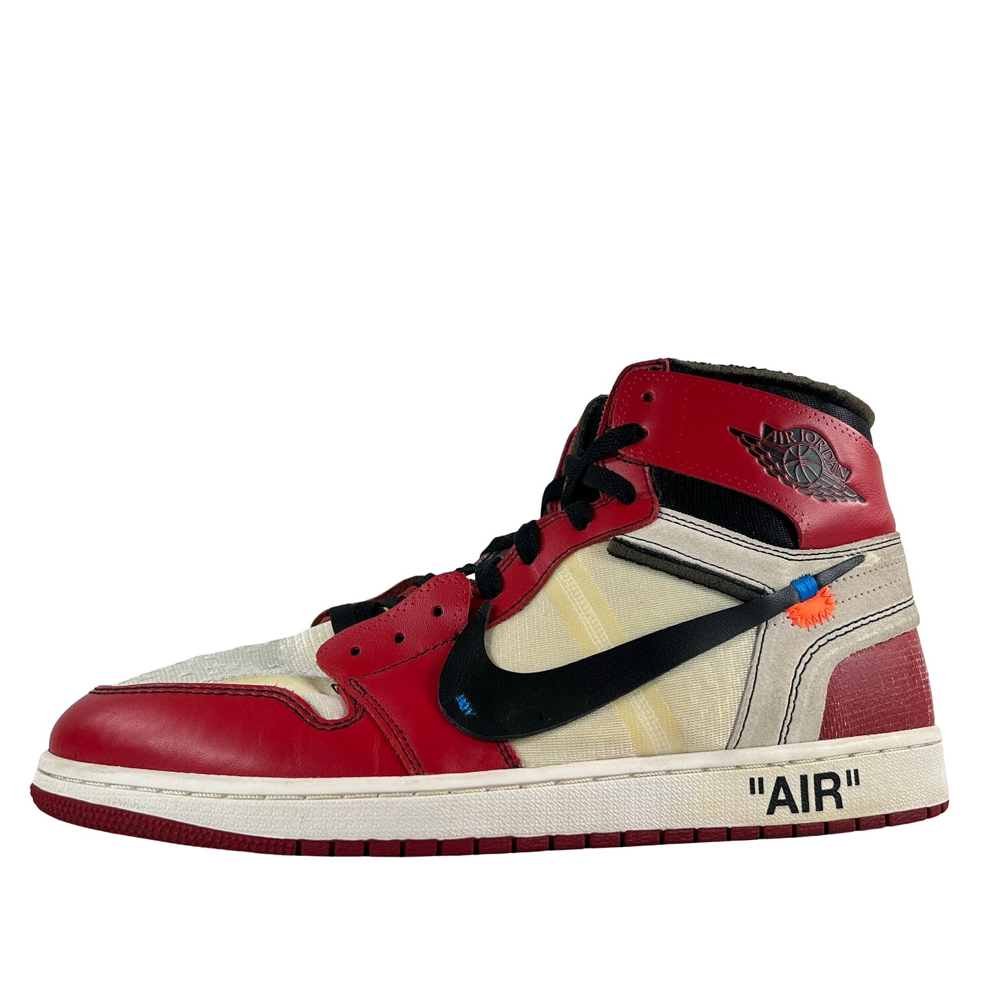 AA3834 101 Jordan 1 Retro High Off-White Chicago [USED] - 13 M (Used)