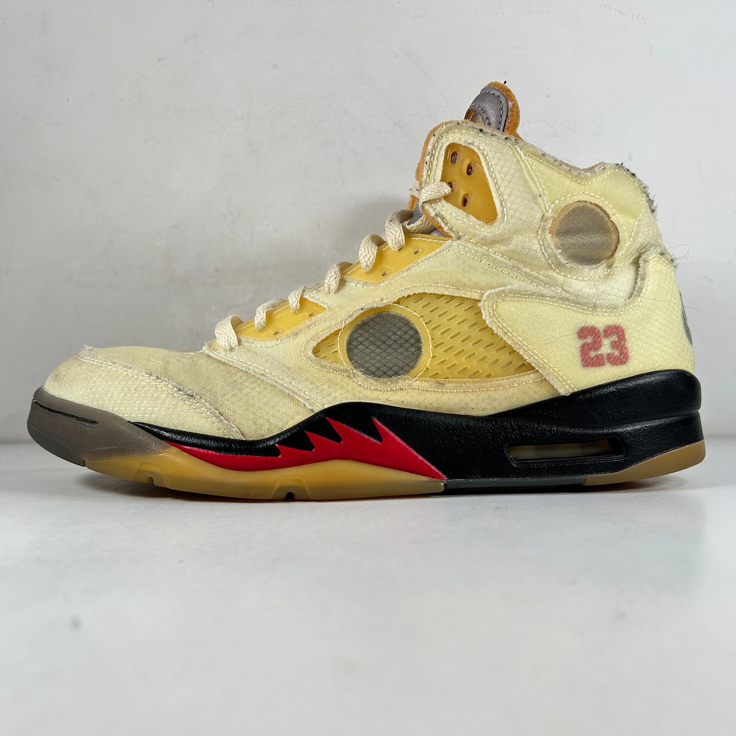 DH8565 100 Jordan 5 Off-White Sail [USED] - 11 M (Used) (Sole Separation)