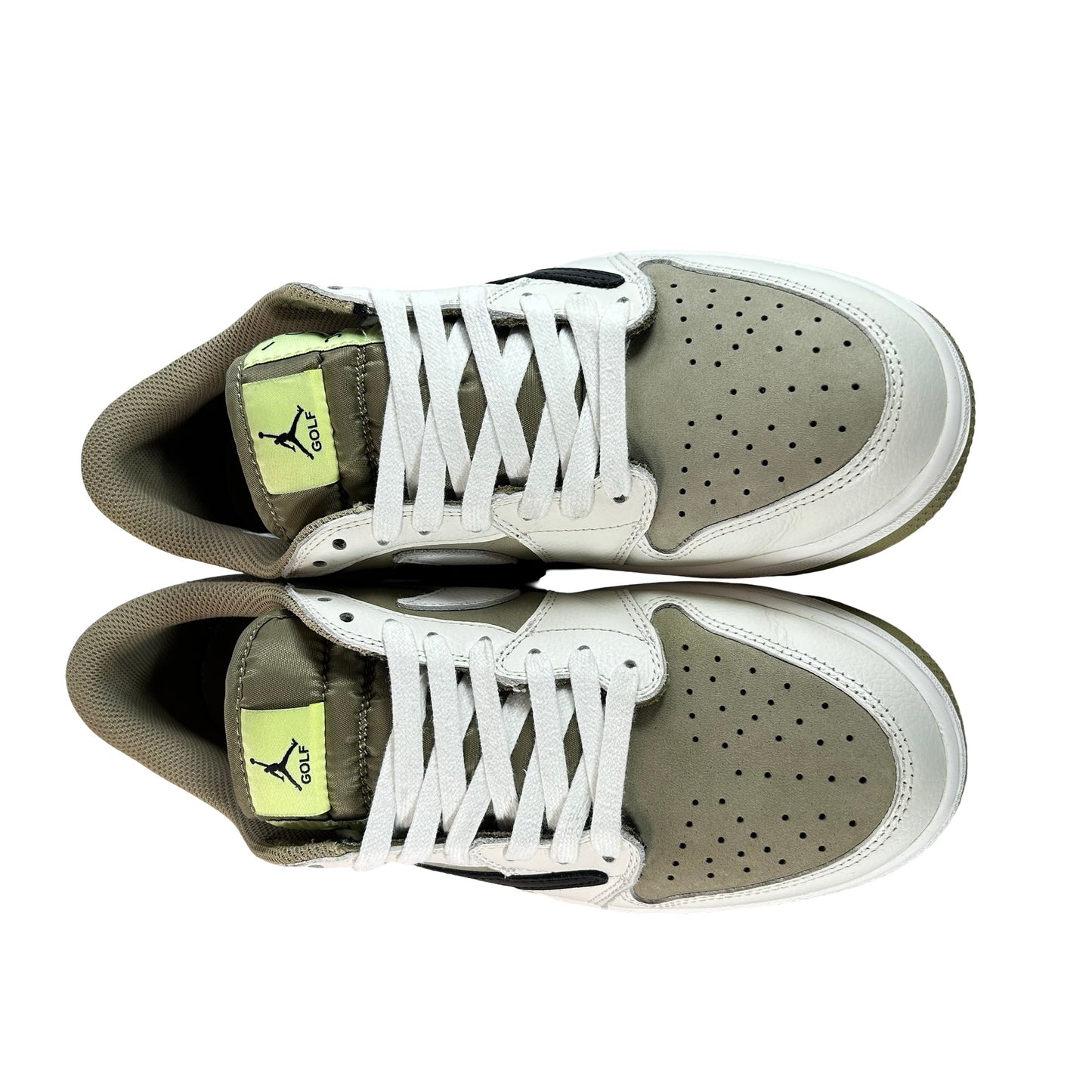 FZ3124 200 Jordan 1 Retro Low Golf Travis Scott Neutral Olive [USED] - 10.5 M (Used) (Replace Box)