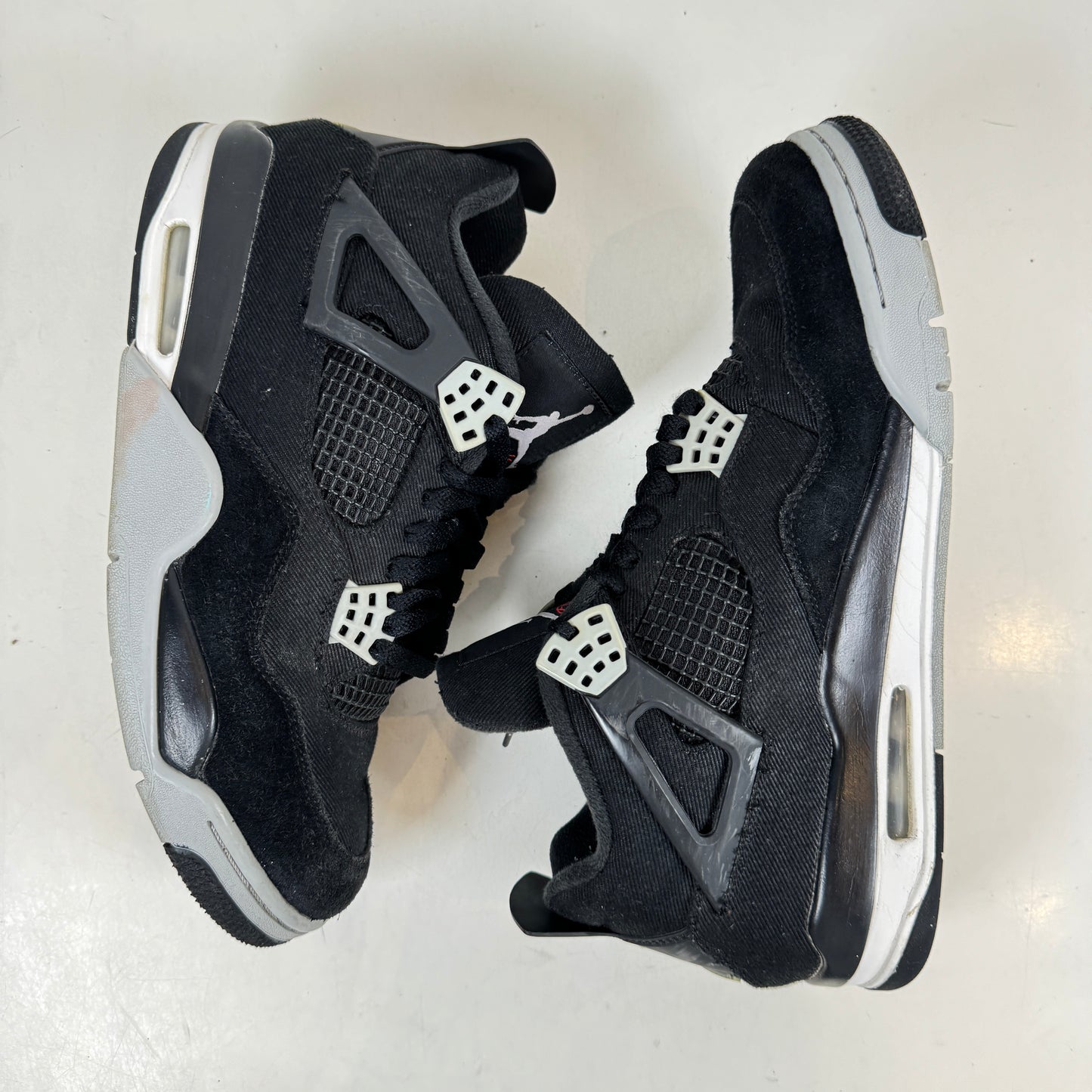 DH7138 006 Jordan 4 Retro SE Black Canvas [USED] - 10 M (Used)