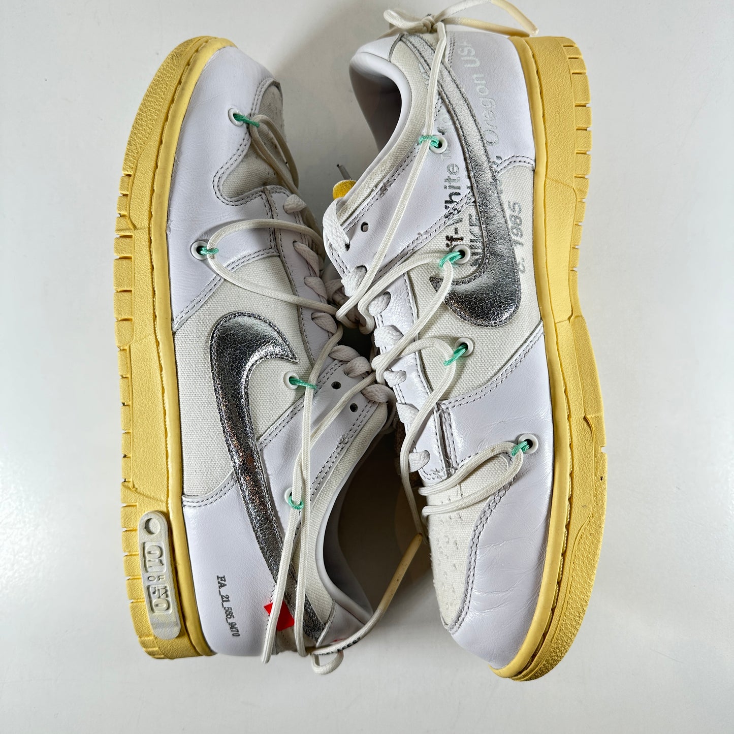 DM1602 127 Nike Dunk Low Off-White Lot 1 [USED] - 10.5 M (Used)