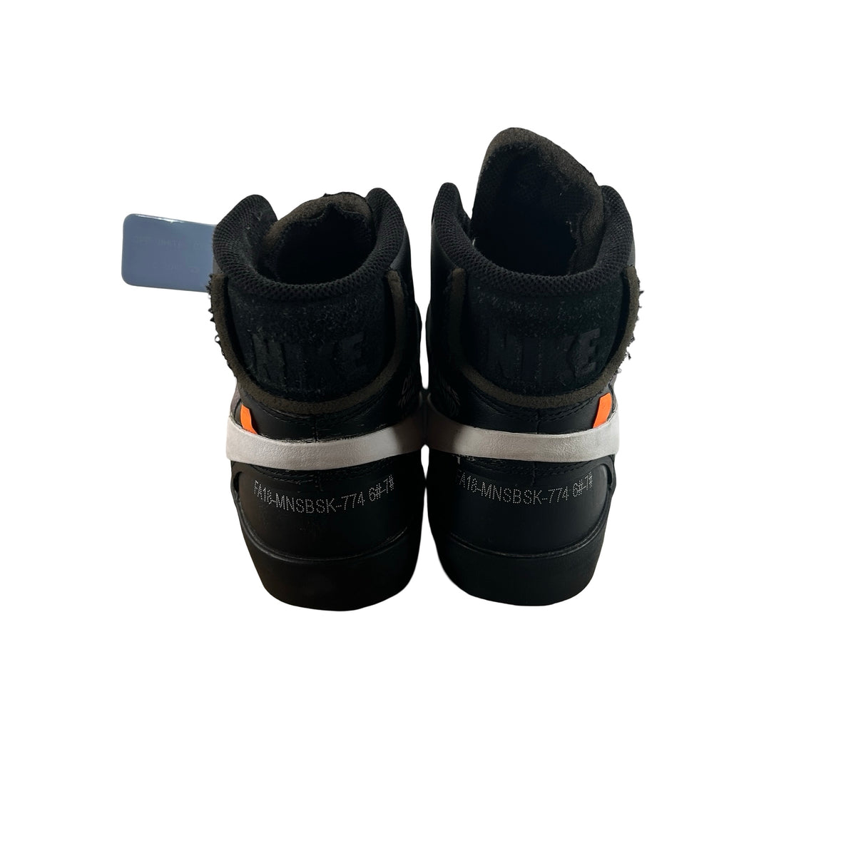 AA3832 001 Nike Blazer Off-White Black [USED] - 7 M (Used) (No Box)