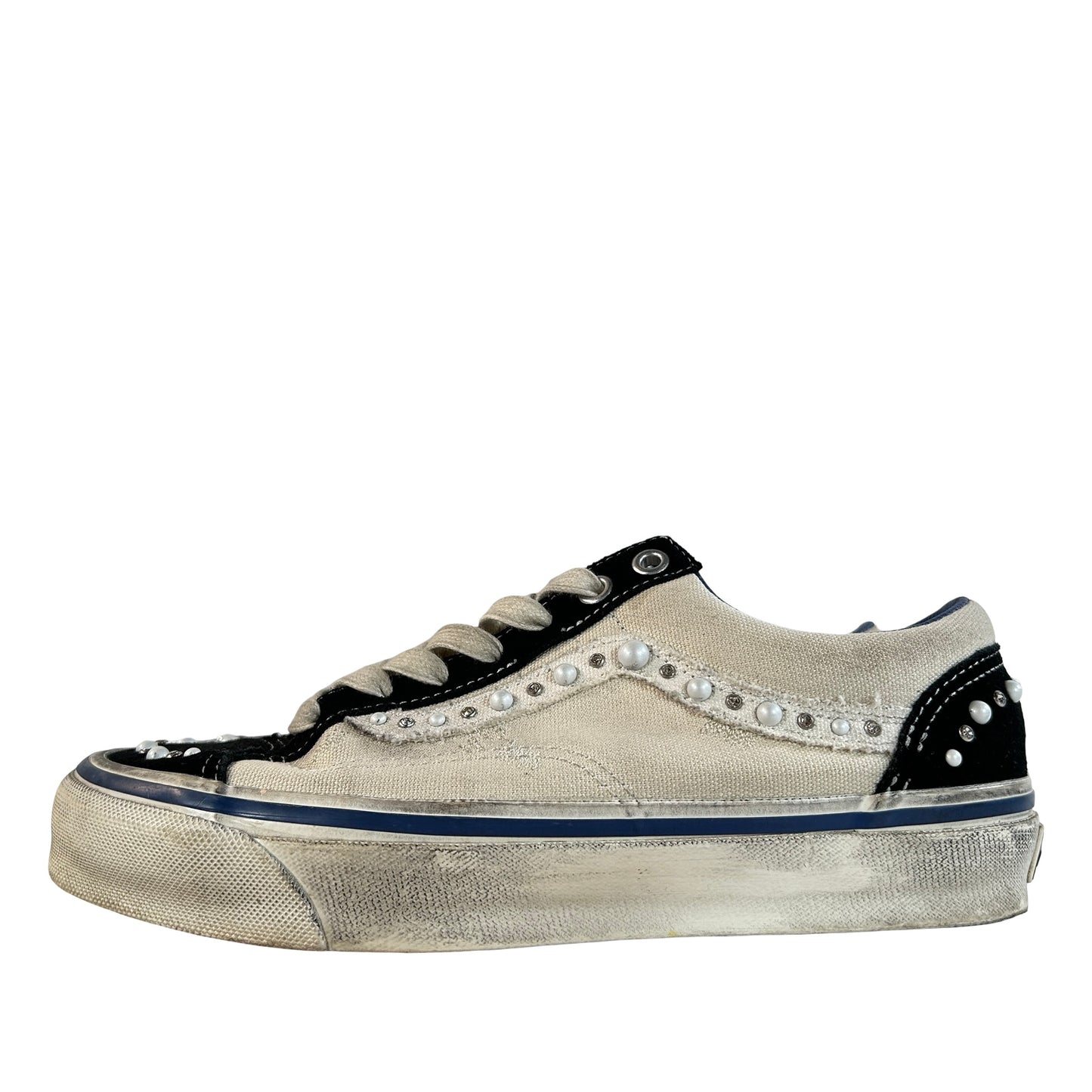 VN000S52FS8 Vans OTW Old Skool 36 Pearlized Pack Marshmallow White [USED] [SAMPLE] - 5.5 M (Used) (No Box)