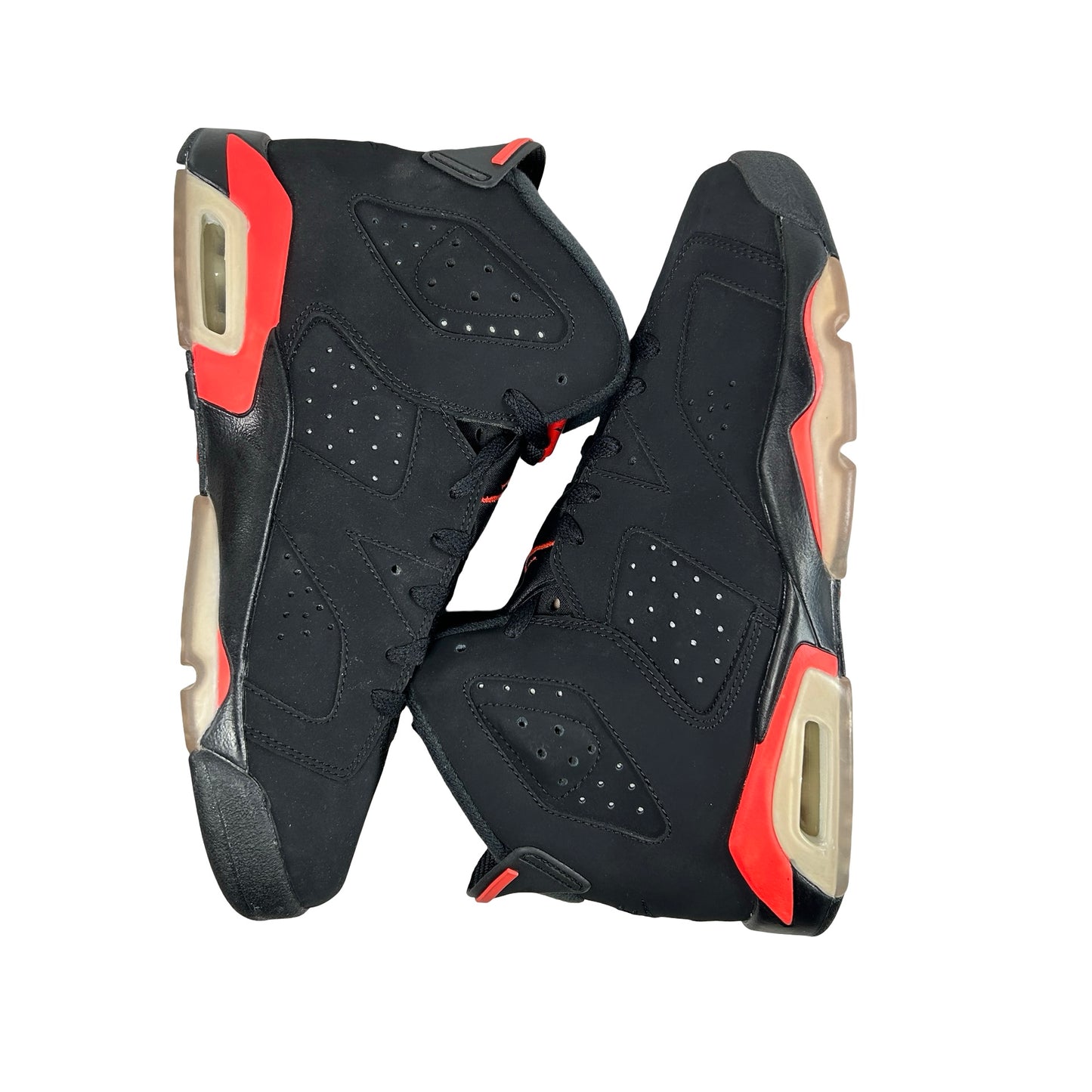 384665 060 Jordan 6 Black Infrared 2019 [CONDITIONAL] - 7 Y (Yellowing Soles) (No Box)