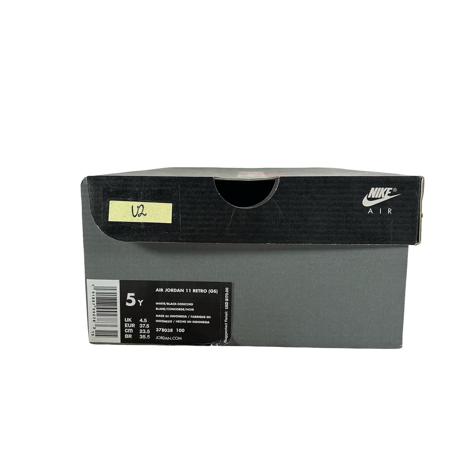 378038 100 Jordan 11 Retro Concord (2018) (GS) [USED] - 5 Y (Used2)