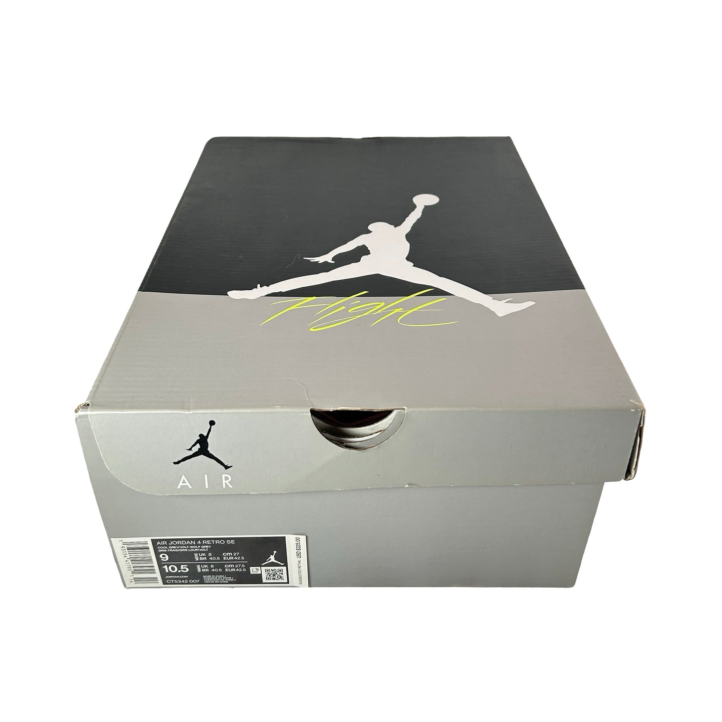 CT5342 007 Jordan 4 Retro SE 95 Neon [USED] - 9 M (Used)