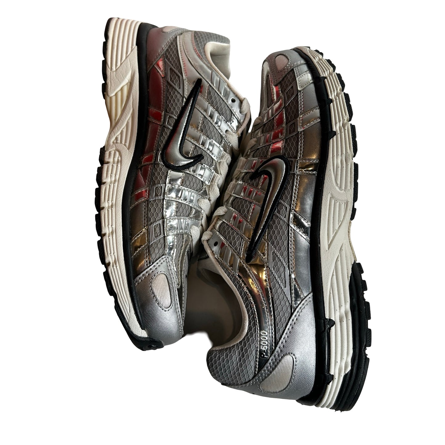 CN0149 001 Nike P-6000 Metallic Silver [USED] - 9 M (Used)