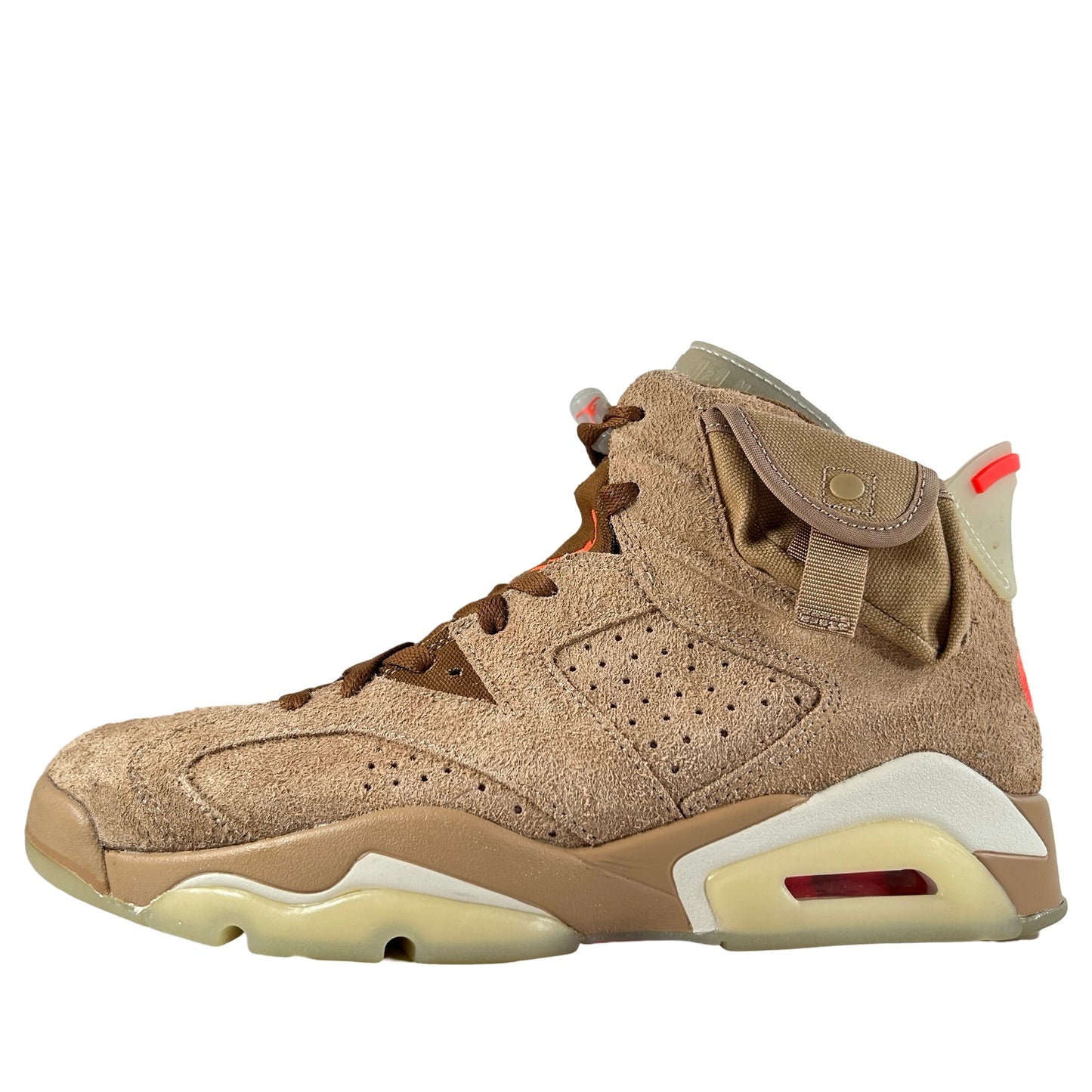 DH0690 200 Jordan 6 Retro Travis Scott British Khaki [USED] - 9 M (Used4)