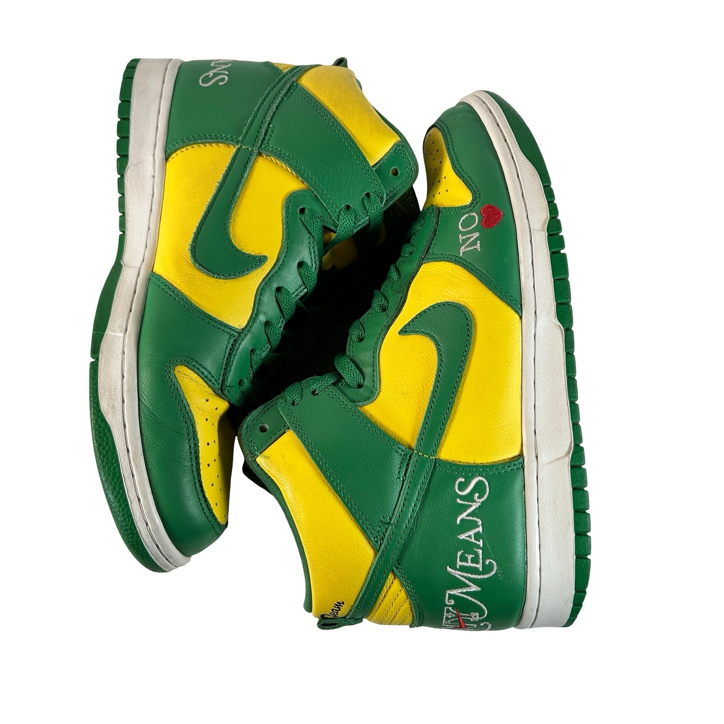 DN3741 700 Nike SB Dunk High Supreme By Any Means Brazil [USED] - 9 M (Used) (No Box)