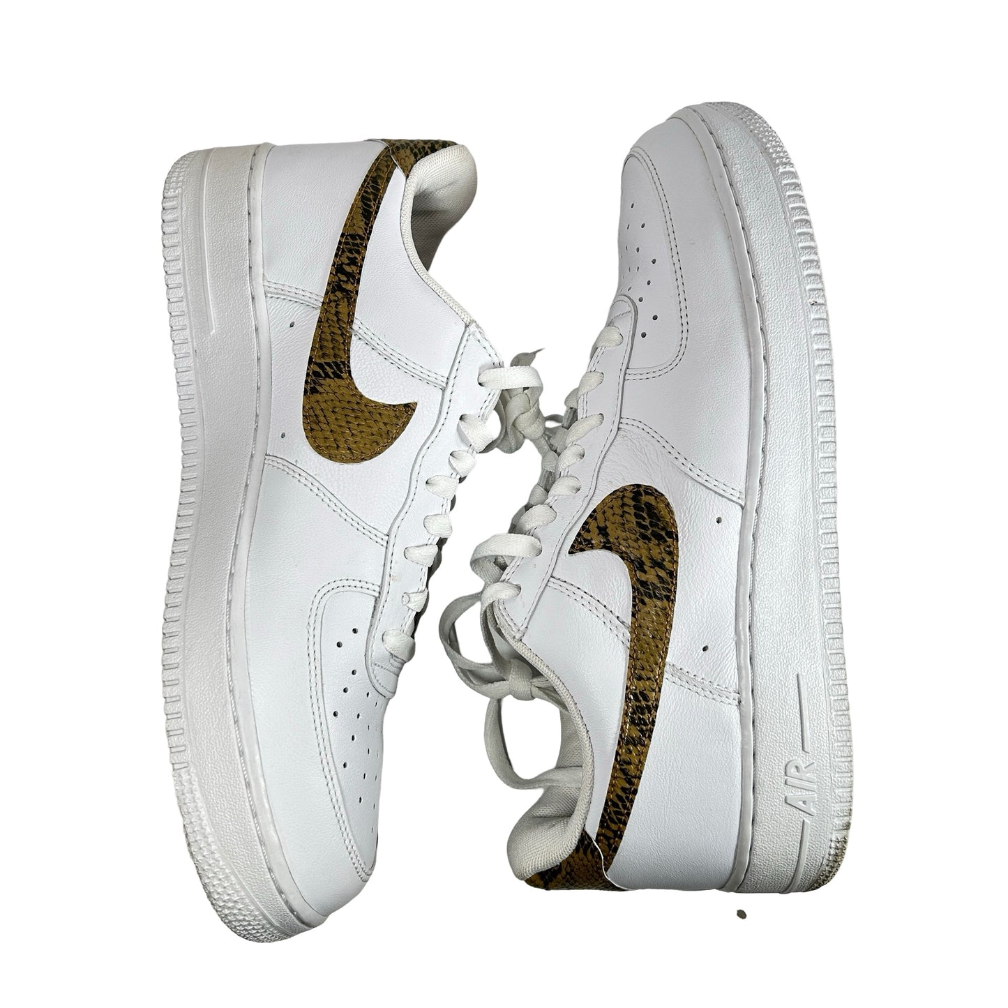 AO1636 100 Nike Air Force 1 Low Retro Ivory Snake [USED] - 11 M (Used) (No Box)