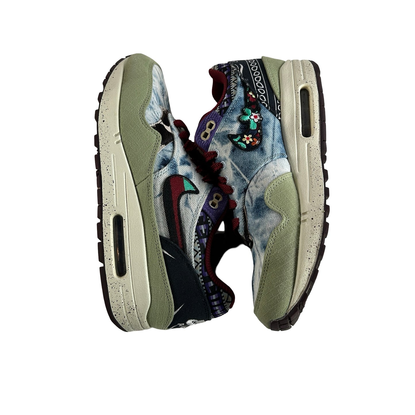 DN1803 300 Nike Air Max 1 Concepts Denim Olive Canvas [USED] - 8 M (Used) (Replace Box)