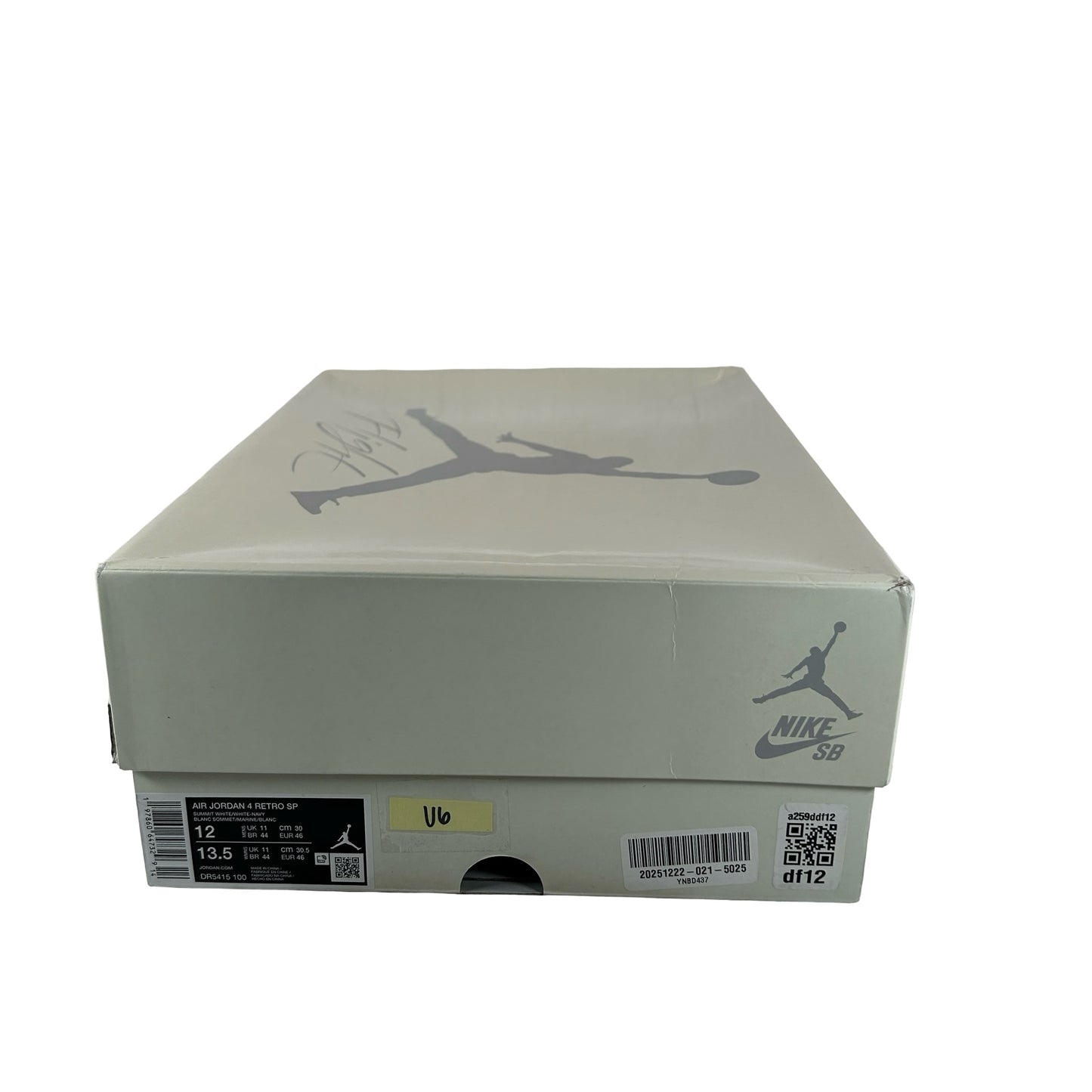 DR5415 100 Jordan 4 Retro SB Navy [USED] - 12 M (Used6)