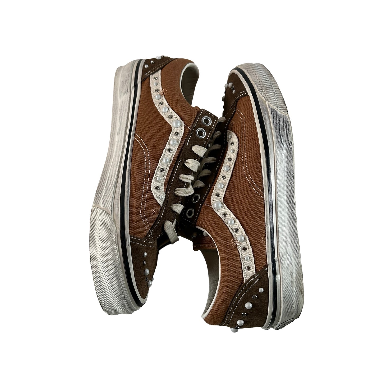 VN000E8VFST Vans LX Old Skool 36 Pearlized Pack Vintage Cocoa Brown [USED] - 8 M (Used)