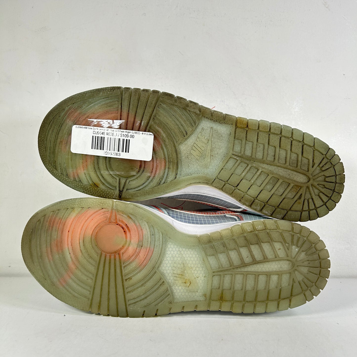 DJ9649 400 Nike Dunk Low Union Passport Pack Argon [USED] - 8 M (Used)
