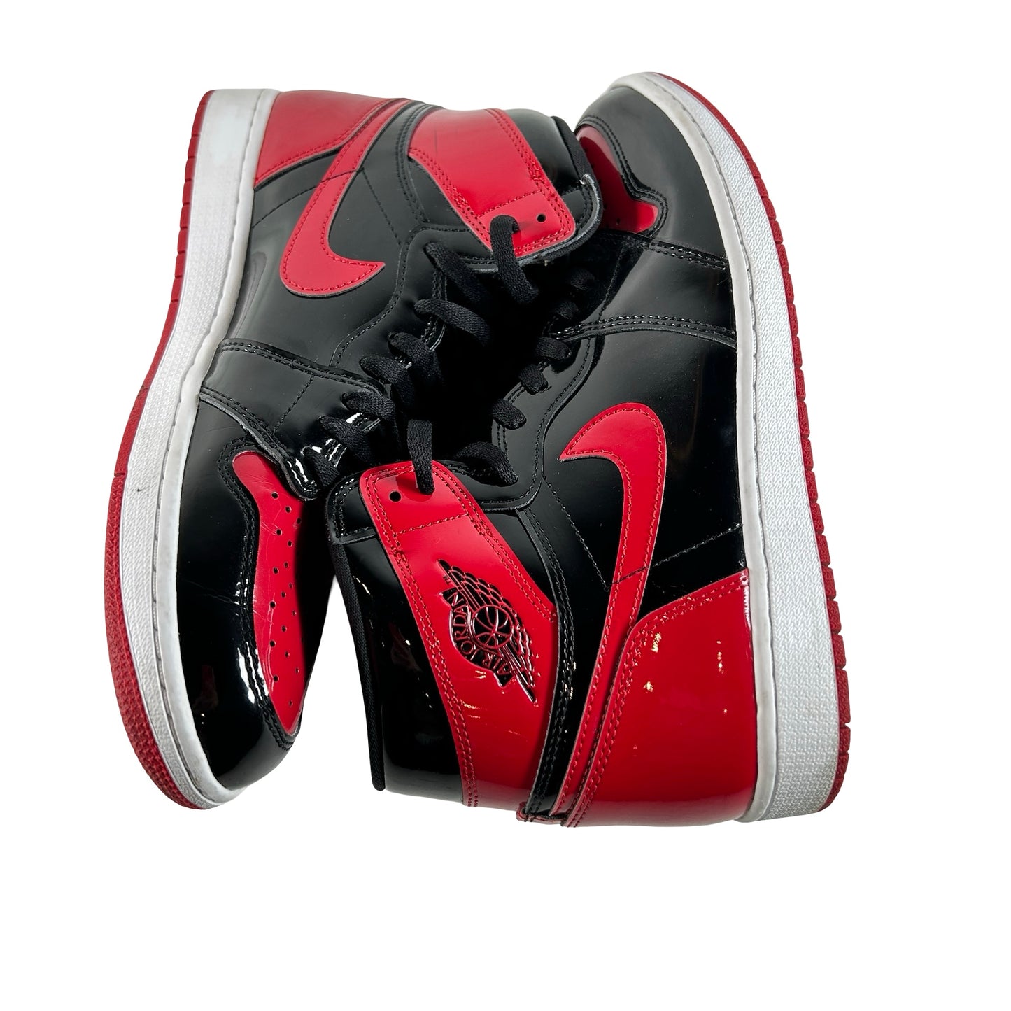 555088 063 Jordan 1 Retro High OG Patent Bred [USED] - 12 M (Used4) (No Box4)