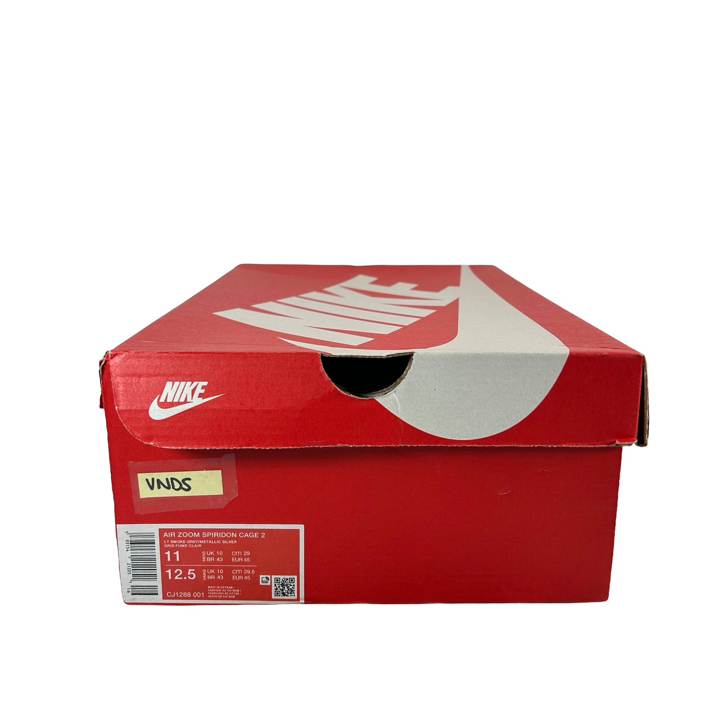 CJ1288 001 Nike Air Zoom Spiridon Cage 2 Metallic Silver [USED] - 11 M (VNDS)