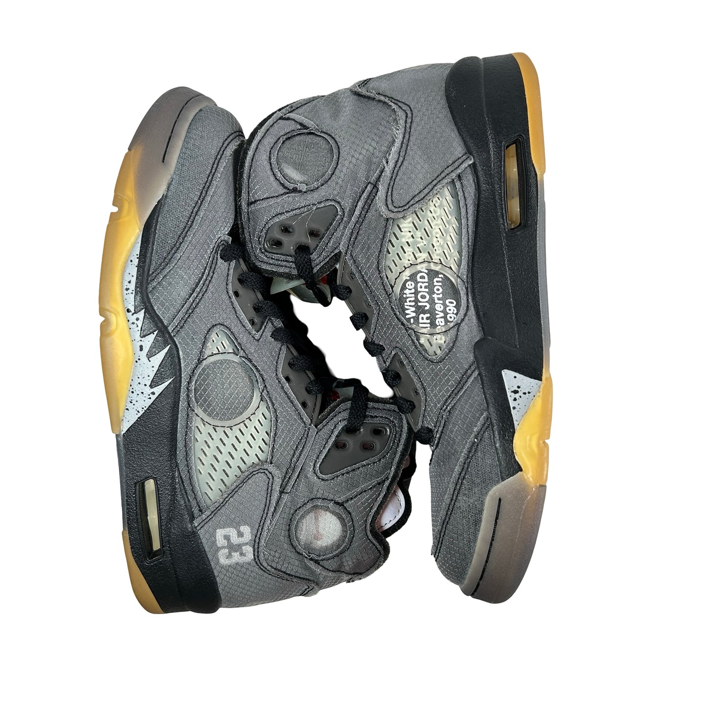 CT8480 001 Jordan 5 Blanco roto Negro