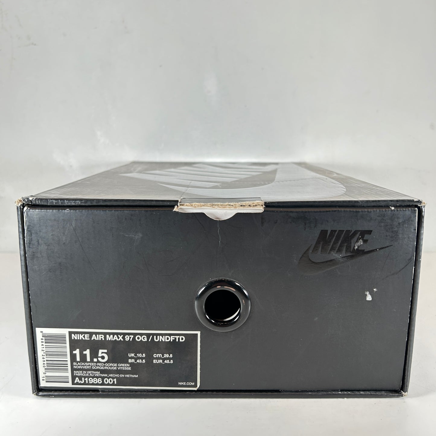 AJ1986 001 Nike Air Max 97 Undefeated Black [USED] - 11.5 M (Used)
