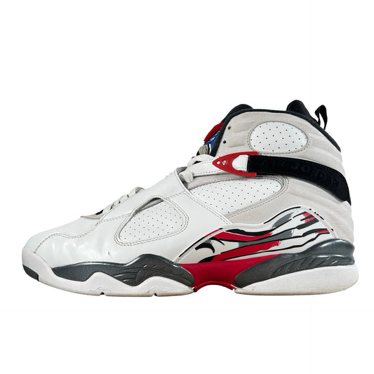 305381 100 Jordan 8 Retro White True Red (2025) [USED] - 13 M (Used)