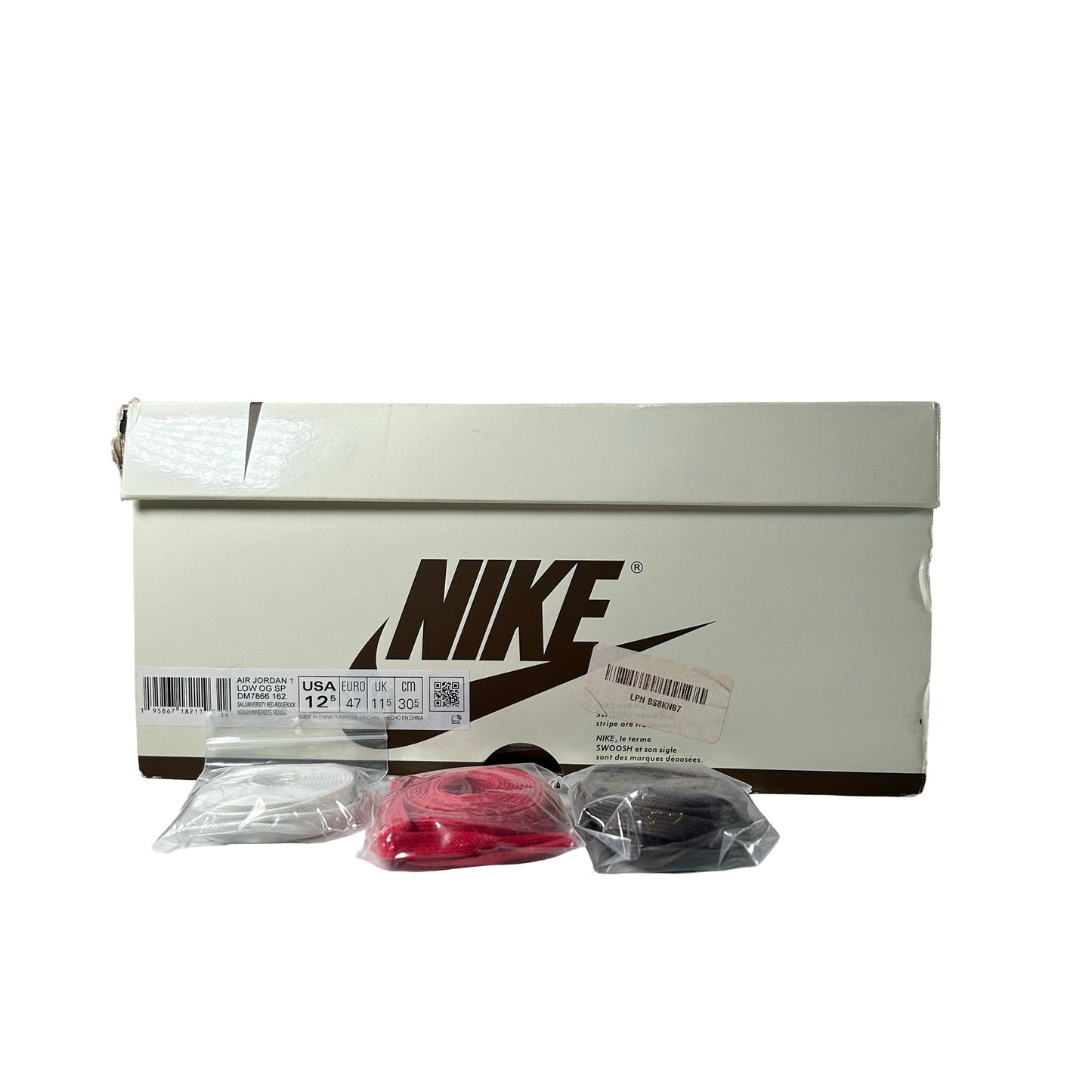 DM7866 162 Jordan 1 Retro Low OG SP Travis Scott Reverse Mocha [USED] - 12.5 M (Used)