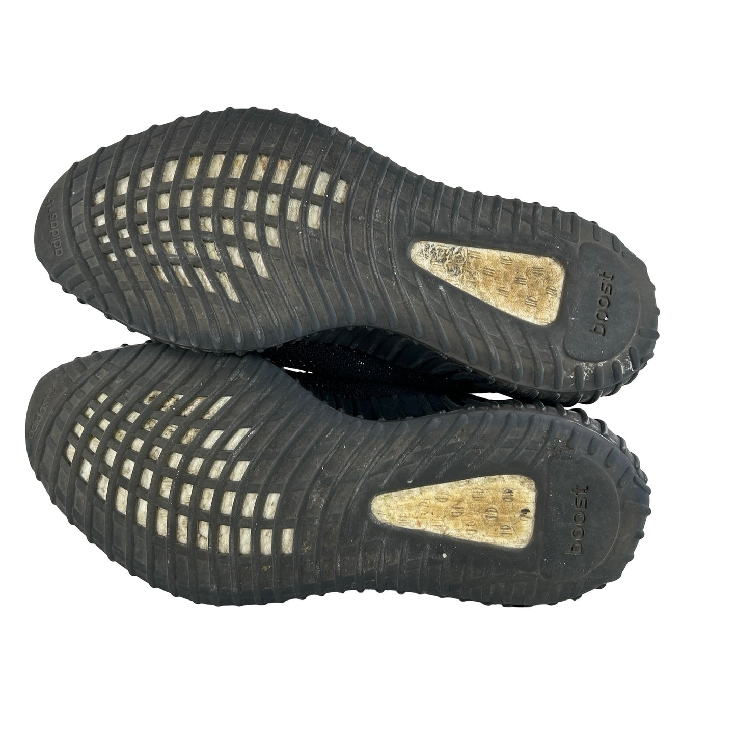 BY1604 Adidas Yeezy Boost 350 V2 Core Black White [USED] - 10 M (Used2) (No Box)