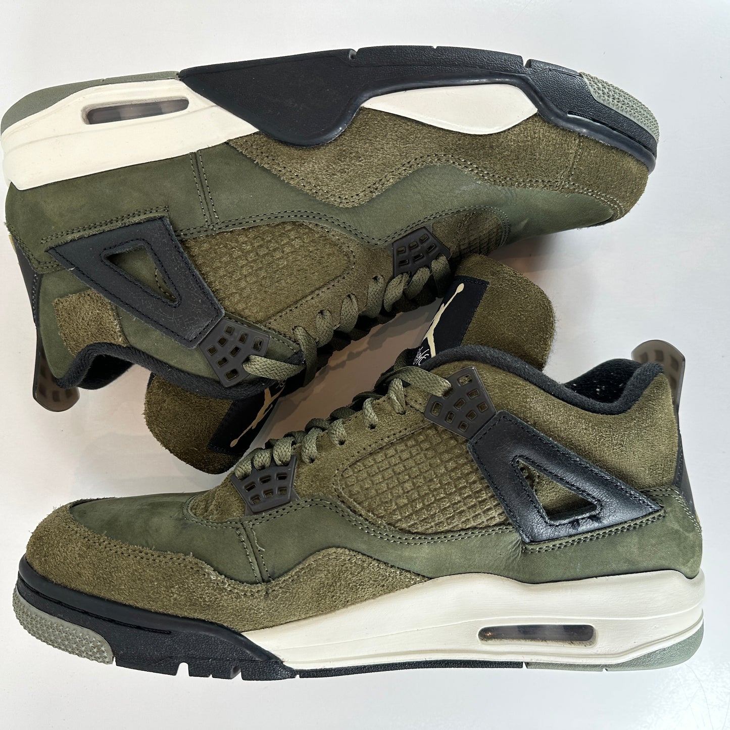 FB9927 200 Air Jordan 4 Craft Medio Oliva