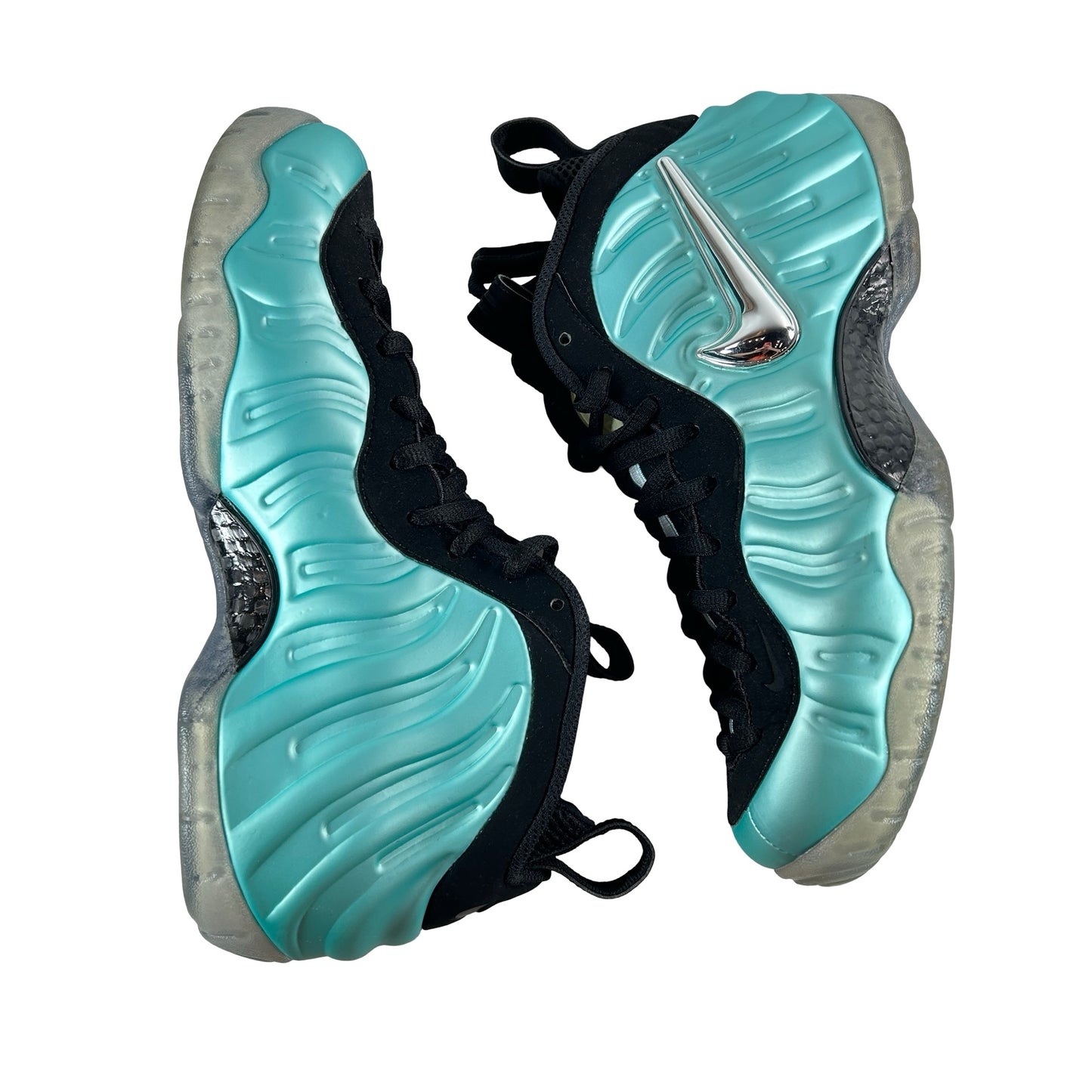 624041 303 Air Nike Foamposite Pro Island Green [USED] - 9 M (Used) (No Box)