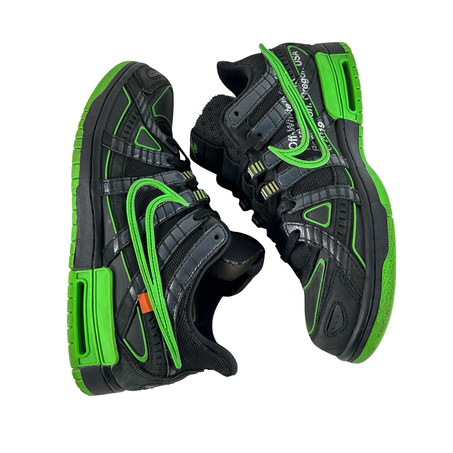 CU6015 001 Nike Air Rubber Dunk Off-White Green Strike [USED] - 10 M (Used) (Replace Box)
