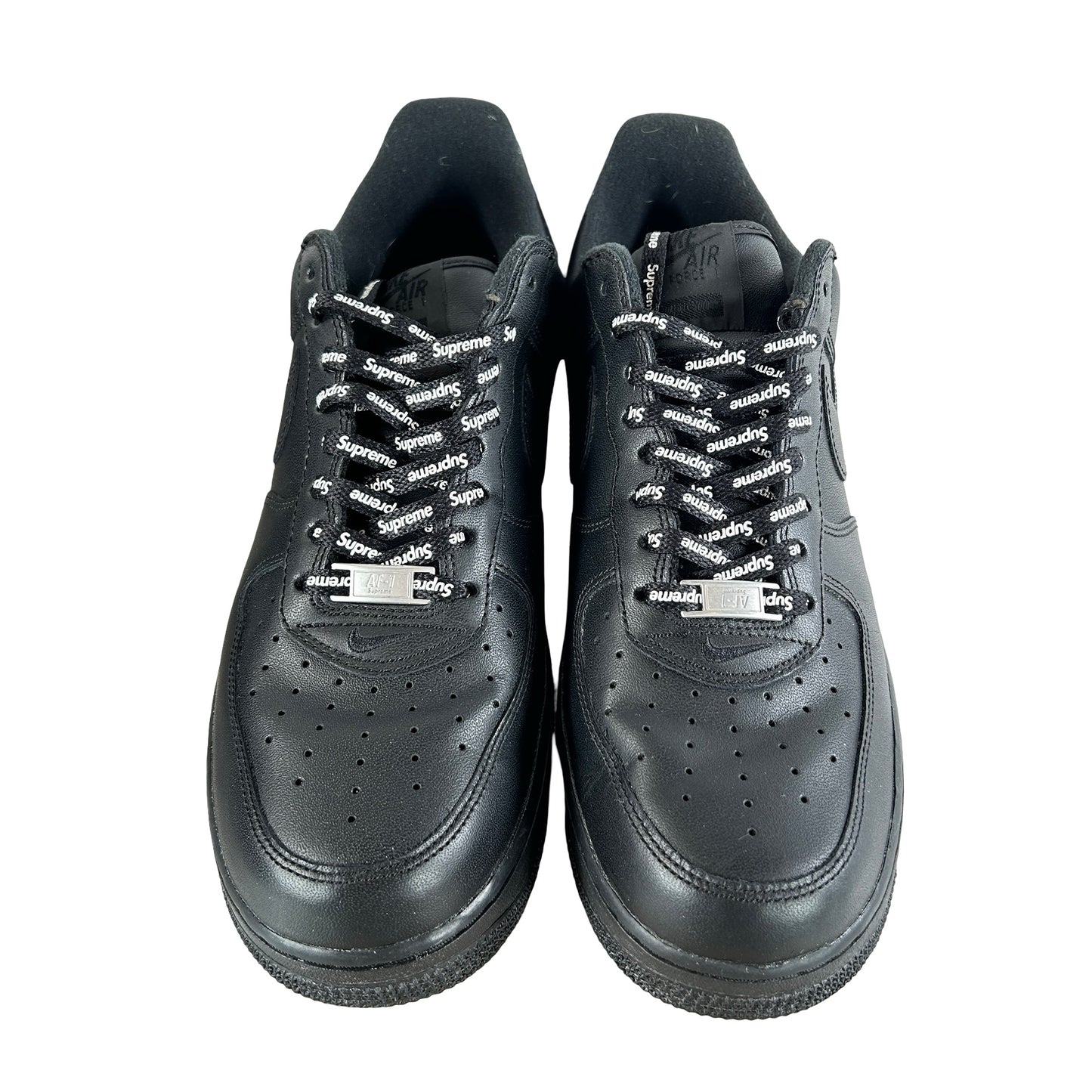 CU9225 001 Air Force 1 Low Supreme Black [USED] - 10.5 M (Used2)