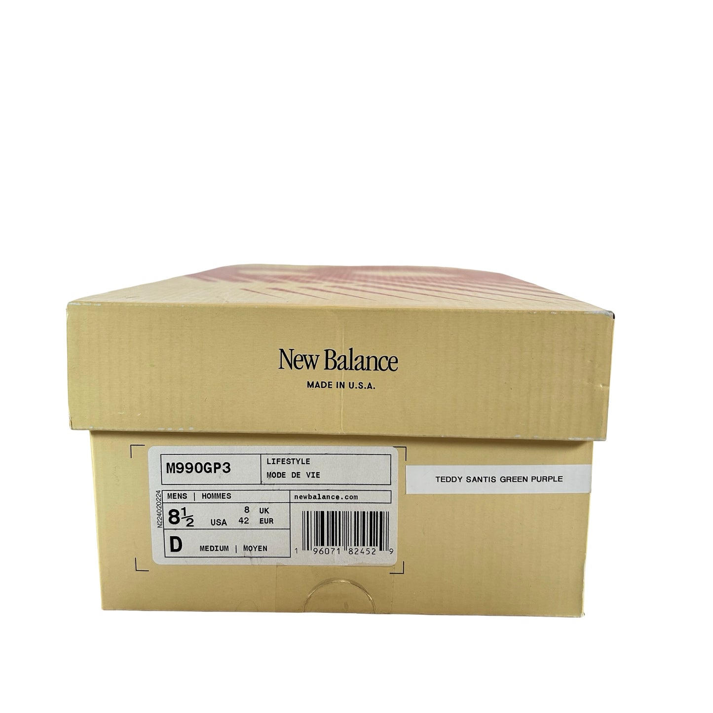 M990GP3 New Balance 990v3 MiUSA Teddy Santis Verde Púrpura