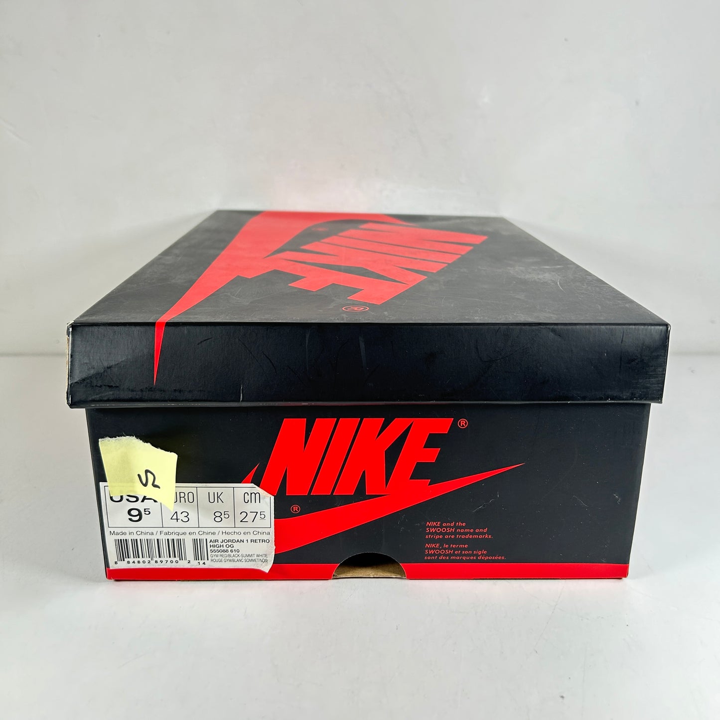 555088 610 Jordan 1 Bred Toe [USED] - 9.5 M (Used2)