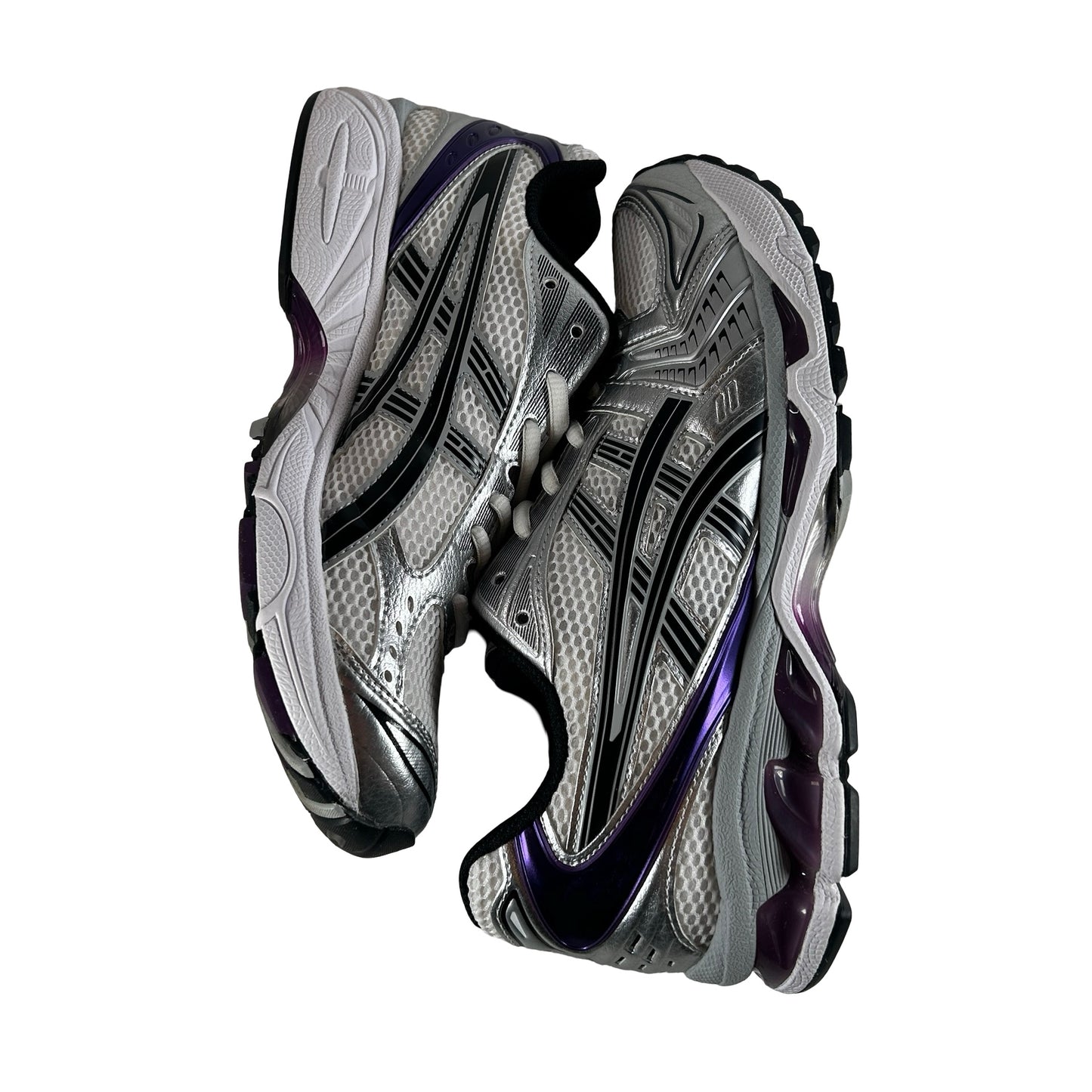 1202A056 111 ASICS Gel-Kayano 14 White Dark Grape (Women's) [USED] - 10 W (Used2)