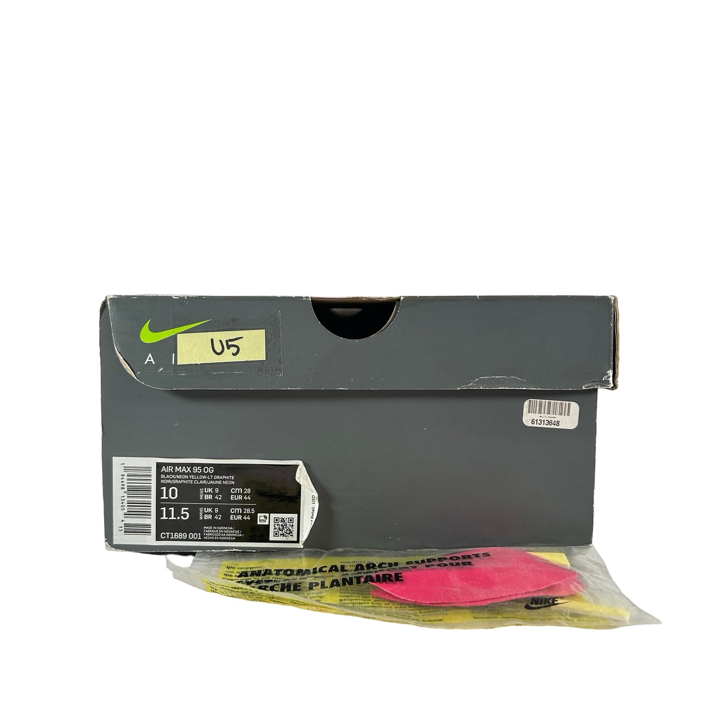 CT1689 001 Nike Air Max 95 OG Neon (2020) [USED] - 10 M (Used5)