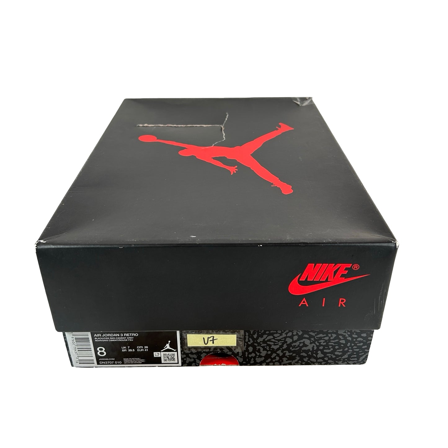 DN3707 010 Jordan 3 Retro Black Cement Reimagined (2024) [USED] - 8 M (Used7)