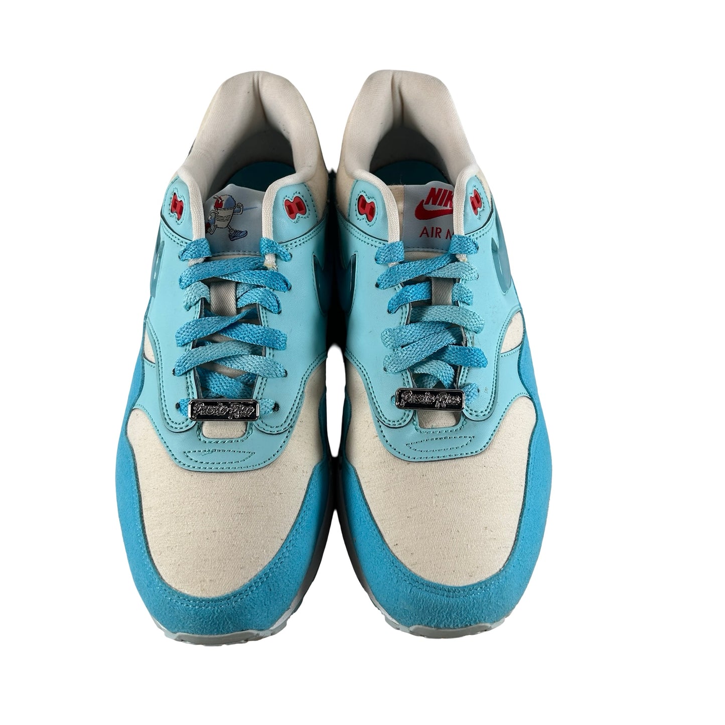 FD6955 400 Nike Air Max 1 Puerto Rico Blue Gale [USED] - 9.5 M (Used)